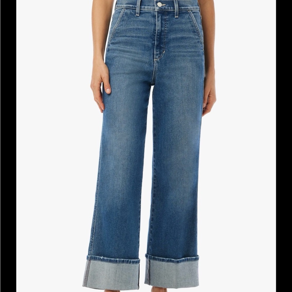 Joes Jeans Wide-Leg cuffed jeans